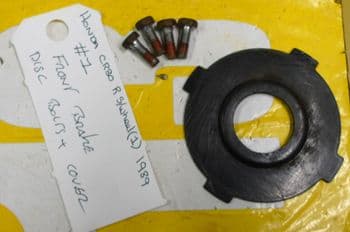 HONDA CR80 SW CR 80 SW FRONT BRAKE DISC BOLTS & COVER #1 (CON-A)