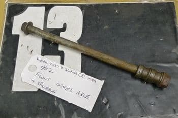 HONDA CR80 SW CR 80 SW FRONT WHEEL SPINDLE & SPACERS #1 (CON-A)