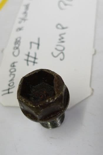 HONDA CR80 SW CR 80 SW SUMP PLUG #1 BIKE BREAKERS FIFE (LOC-A)