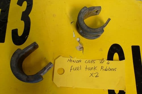 HONDA CR85 BIG WHEEL. FUEL TANK RUBBERS X 2  #4 (LOC-A)