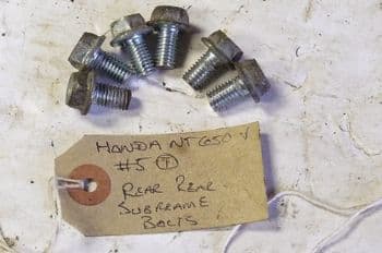 HONDA NT650 V REAR REAR SUBFRAME BOLTS #5 (LOC-C)