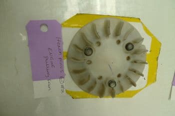 HONDA PCX125 ENGINE COOLING FAN. YELLOW 13 BIKE BREAKERS #2 (LOC-F)