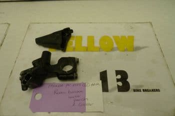 HONDA PCX125 REAR BRAKE LEVER PERCH & COVER. YELLOW 13 BB #2 (LOC-F)