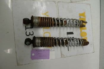 HONDA PCX125 REAR SHOCK ABSORBERS. YELLOW 13 BB #2 (LOC-F)