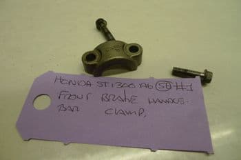 HONDA ST1300 A6 PAN EUROPEAN. FRONT BRAKE HANDLEBAR CLAMP #1 (67-B)