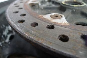 HONDA ST1300 A6 PAN EUROPEAN. REAR WHEEL + TYRE & DISC # 1 (67-B)