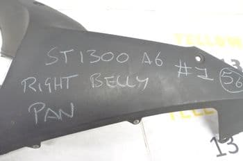 HONDA ST1300 A6 PAN EUROPEAN. RIGHT BELLY PAN FAIRING (67-B) #1