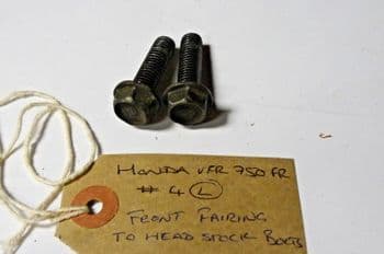 HONDA VFR750 FR MAIN FAIRING STAY BRACKET BOLTS TO HEADSTOCK #4(LOC-C)