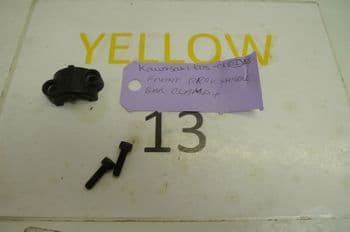 KAWASAKI ER5 C-1 BREAKING.  FRONT BRAKE HANDLEBAR CLAMP  #5(CON-D)