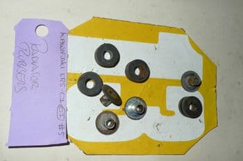 KAWASAKI ER5 C-1 BREAKING. RADIATOR RUBBERS #5(CON-D)