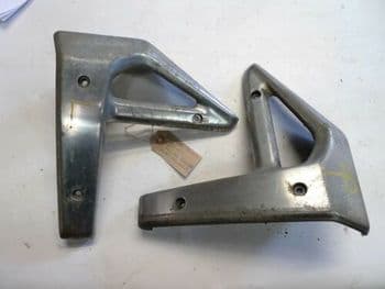 KAWASAKI ER5 ER 5 ALLOY RADIATOR END COVERS #2 (LOC-A)