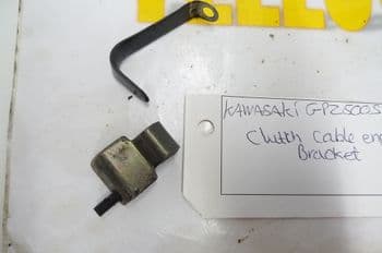 KAWASAKI GPZ500 S  CLUTCH CABLE ENGINE BRACKET #2 (CON-B)