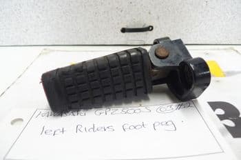 KAWASAKI GPZ500 S   LEFT RIDERS FOOT PEG #2 (CON-B)
