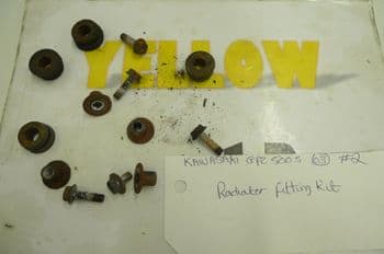 KAWASAKI GPZ500 S RADIATOR FITTING KIT  #2 (CON-B)