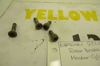 KAWASAKI GPZ500 S REAR BRAKE MASTER CYLINDER BOLTS #2 (CON-B)