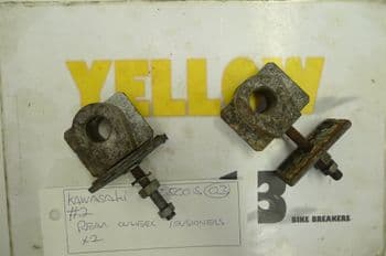 KAWASAKI GPZ500 S REAR WHEEL TENSIONERS X2 #2 (CON-B)
