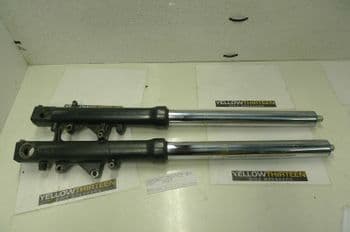 KAWASAKI ZX6-R  FRONT FORKS     YELLOW 13 BIKE BREAKERS  #2(LOC-F)
