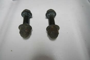 KAWASAKI ZX6-R INSTRUMENTS MOUNT SPECIAL BOLTS x 2 YELLOW 13 #2(LOC-F)