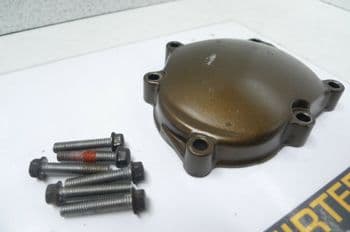 KAWASAKI ZX6-R PULSE SENSOR GENERATOR COVER YELLOW 13 BREAKERS #2(LOC-F)