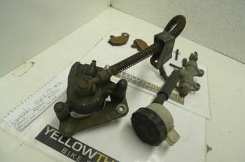 KAWASAKI ZX6-R  REAR BRAKE SYSTEM      YELLOW 13 BIKE BREAKERS  #2(LOC-F)