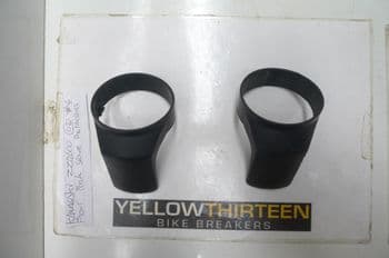 KAWASAKI ZZR600 BREAKING. FRONT FORK STONE PROTECTORS x2 #4 (LOC-C)