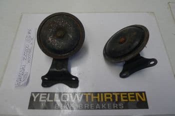 KAWASAKI ZZR600 BREAKING. HORN HOOTER YF12 NIKO JAPAN x2 #4 (LOC-C)