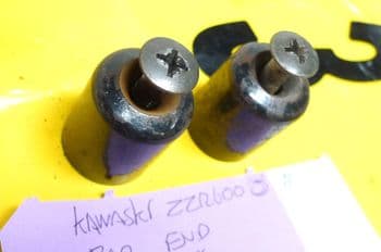 KAWASAKI ZZR600 ZX600-D2 BREAKING. HANDLEBAR END WEIGHTS #3 ((LOC-C))