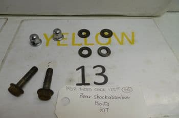 KSR MOTO CODE 125cc BREAKING. . REAR SHOCK ABSORBER BOLT +NUT KIT (LOC-C)