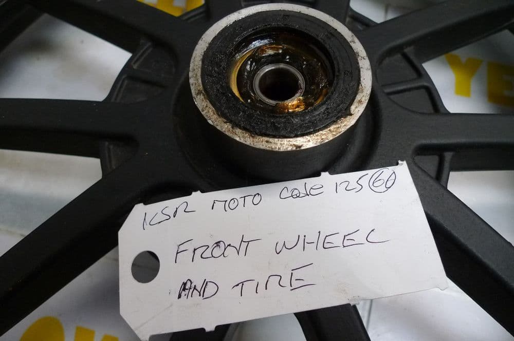 KSR MOTO CODE 125cc BREAKING FRONT WHEEL TYRE LOC-C