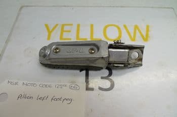 KSR MOTO CODE 125cc BREAKING. PILLION LEFT FOOT PEG (LOC-C)