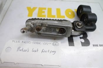 KSR MOTO CODE 125cc BREAKING. RIDER'S LEFT FOOT PEG (LOC-C)