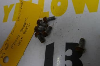 KTM 450 EXCF RFS FRONT BRAKE DISC BOLTS #1 (LOC-A)