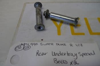 KTM 990 SUPER DUKE LC8 REA UNDERTRAY SPECIAL BOLT x 2 (CON-B)