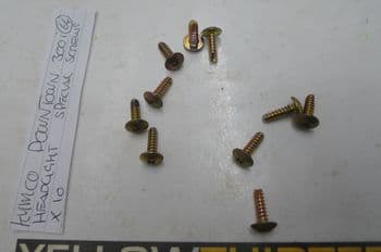 KYMCO DOWNTOWN 300 BREAKING. HEADLIGHT SPECIAL SCREWS x10 (LOC-C)