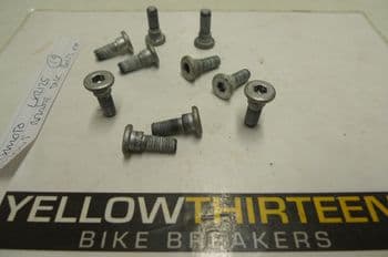 LEXMOTO LXR125  FRONT BRAKE DISC BOLTS x10  ((LOC-A))