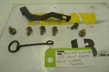 SKY JET SJ125-26  FRONT FENDER BOLTS & CABLE GUIDES  (CON-B)