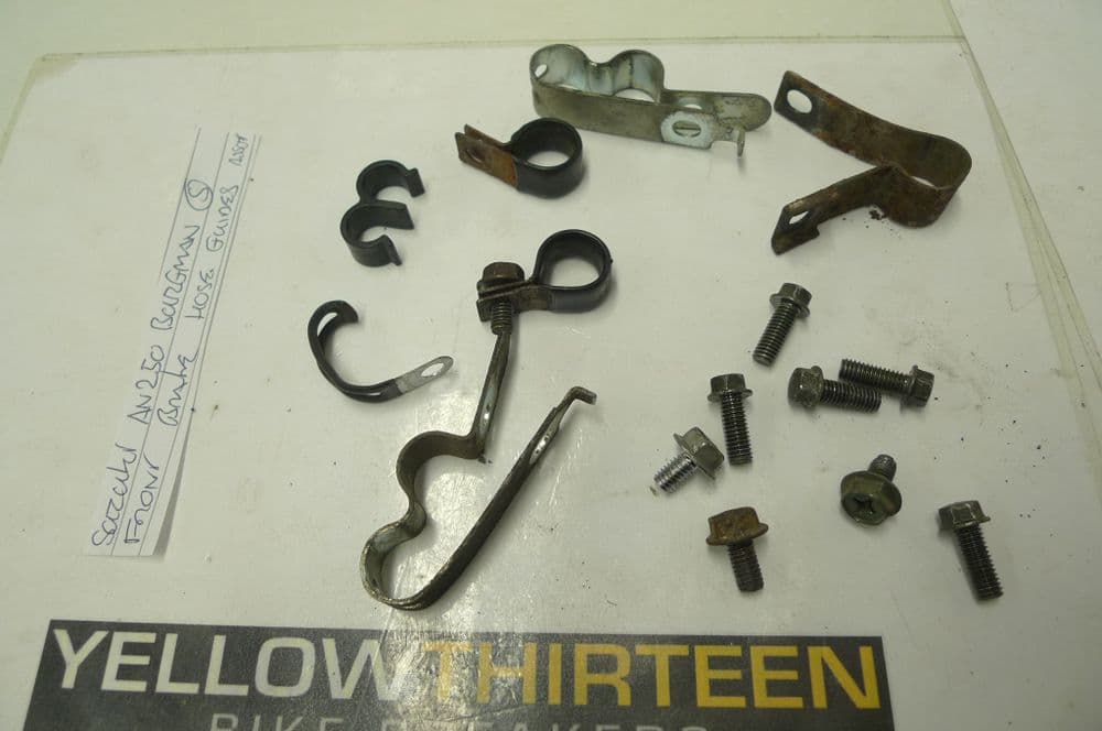 SUZUKI AN250 BURGMAN BREAKING FRONT BRAKE HOSE GUIDE ASSORTMENT LOCA
