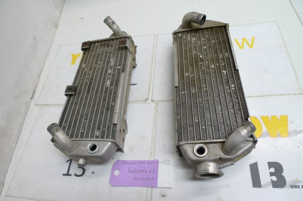 SUZUKI DRZ400 S RADIATORS x 2 L R CON-B