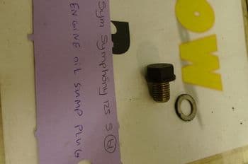 SYM SYMPHONY 125 S ENGINE OIL SUMP PLUG (LOC-A)