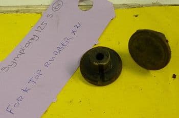 SYM SYMPHONY 125 S    FORK TOP RUBBERS x 2   (LOC-A)