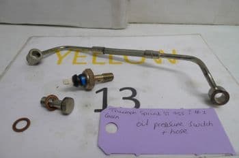 TRIUMPH SPRINT ST 955i BREAKING. OIL PRESSURE SWITCH & HOSE. #1 (LOC-D)