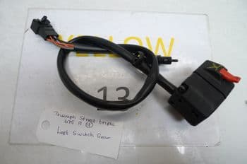 TRIUMPH STREET TRIPLE R 675 LEFT HANDLEBAR SWITCH GEAR (CON-B)