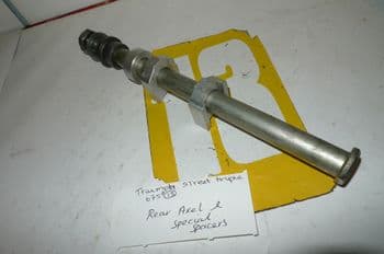TRIUMPH STREET TRIPLE R 675 REAR AXLE & SPECIAL (CON-B)