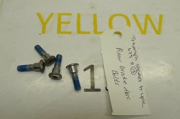 TRIUMPH STREET TRIPLE R 675 REAR BRAKE DISC BOLTS (CON-B)