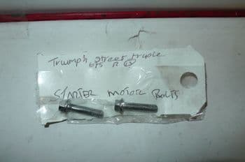 TRIUMPH STREET TRIPLE R 675 STARTER MOTOR BOLTS (CON-B)
