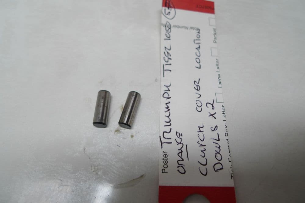 TRIUMPH TIGER 1050 CLUTCH COVER LOCATION DOWELS x 2 CONF