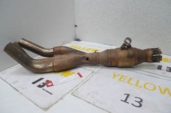 TRIUMPH TIGER 1050 EXHAUST COLLECTOR BOX & C.A.T. (CON-F)