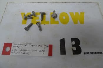 TRIUMPH TIGER 1050 L + R RIDERS FOOT HANGER TO FRAME BOLTS (CON-F)