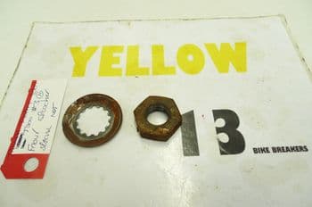 TRIUMPH TROPHY 900 FRONT SPROCKET SPECIAL NUT + WASHER #3 (LOC-C)