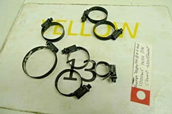 TRIUMPH TROPHY 900cc COOLANT HOSE PIE CLAMP ASSORTMENT #2 (LOC-F)